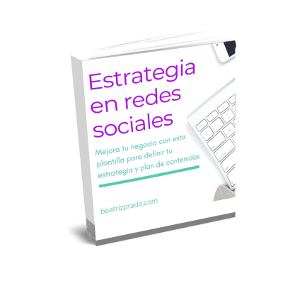 plantilla para crear una estrategia en redes sociales