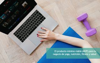 producto mínimo viable marketing yoga, fitness y salud